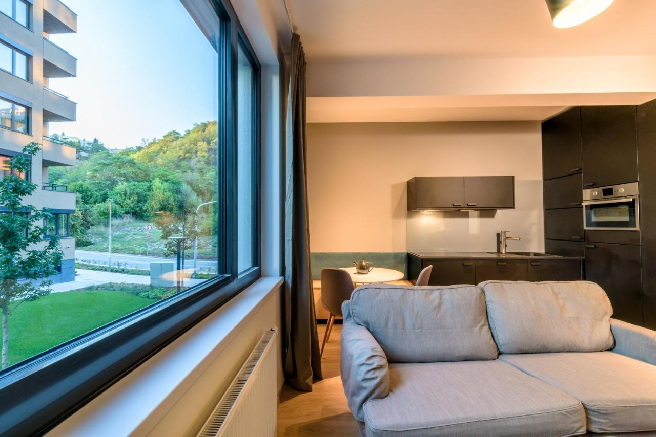 Ferienwohnung Bratislava Center, River Front, Private Parking Included Exterior foto